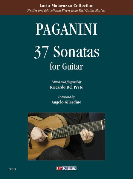 37 Sonatas : For Guitar / edited and Fingered by Riccardo Del Prete.