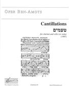 Cantillations (1997) : For Clarinet and Cello (Or Viola).