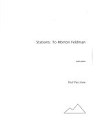 Stations - To Morton Feldman : For Solo Piano (1988).