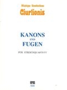 Kanons und Fugen : Für Streichquartett.