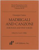 Madrigali & Canzoni For 4 & 5 Voices : 2 Volumes.