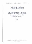 Quintet For Strings : For Two Violins, Viola, Cello and Double Bass (1954).
