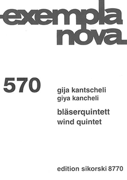 Bläserquintett = Wind Quintet (2013).