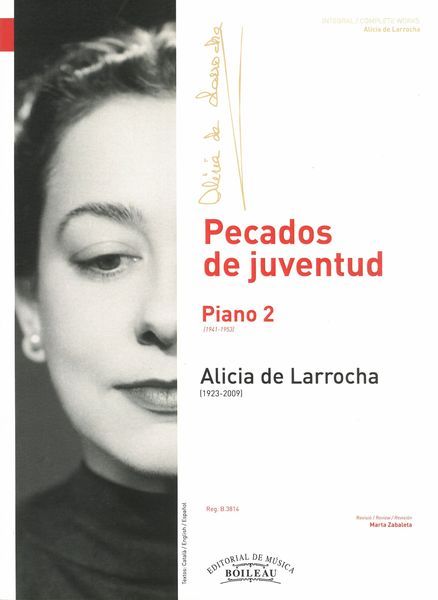 Pecados De Juventud : Piano, Vol. 2 (1941-1953) / edited by Marta Zabaleta.