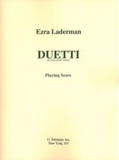 Duetti : For Flute and B Flat Clarinet (1998).