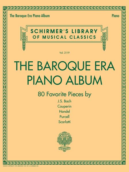 Baroque Piano Album : 80 Favorite Pieces.