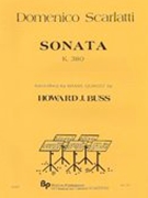 Sonata In E Major K. 380 (Longo 23) : For Brass Quintet & Percussion.