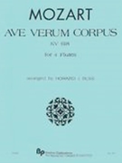 Ave Verum Corpus : For Flute Quartet.