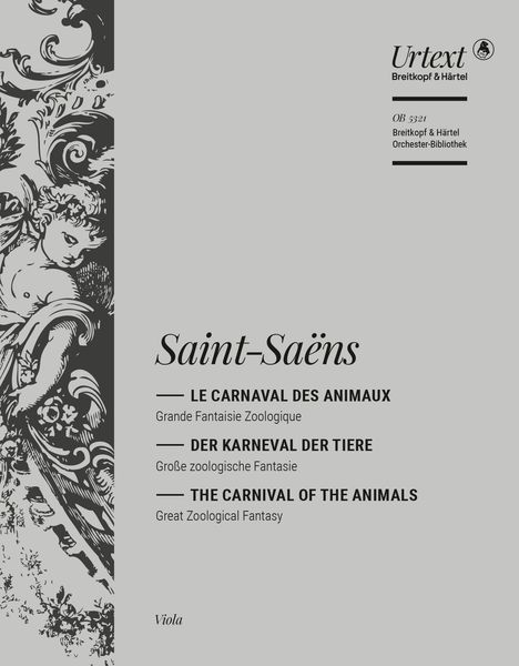 Carnival of The Animals : For Chamber Ensemble Or Small Orchestra [Viola Part].