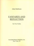 Fanfares and Reflection : For Two Violins (1990).