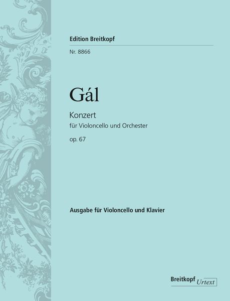 Konzert, Op. 67 : Für Violoncello und Orchester / Edition For Violoncello and Piano by The Composer.