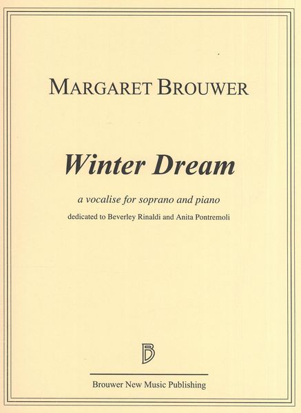 Winter Dream : Vocalise For Soprano and Piano (2000).