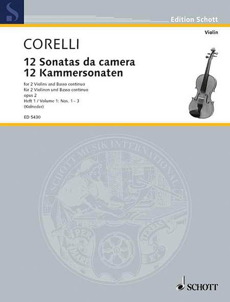 Trio Sonatas, Op. 2 Nos. 1-3 : For Two Violins and Continuo.