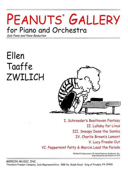 Peanuts Gallery : For Piano and Orchestra - Piano reduction.