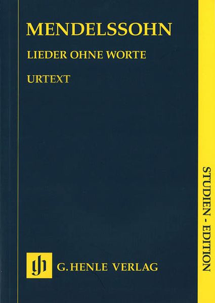Lieder Ohne Worte : For Piano / edited From The First Edition by R. Elvers and Ernst Herttrich.