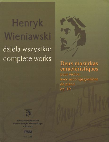Deux Mazurkas Caractéristiques, Op. 19 : Pour Violon Avec Accompagnement De Piano.