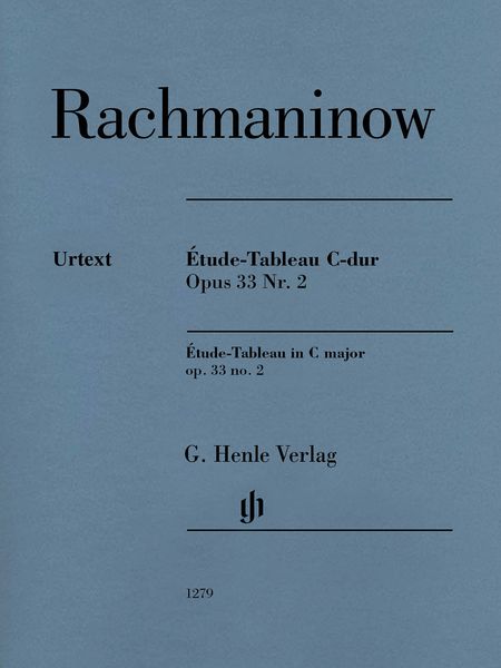 Etude-Tableau In C Major, Op. 33 No. 2 : For Piano / edited by Dominik Rahmer.