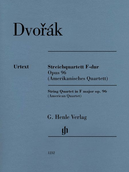 Streichquartett F-Dur, Op. 96 (Amerikanisches Quartett) / edited by Peter Jost.