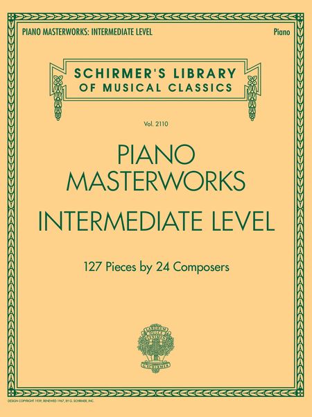 Piano Masterworks : Intermediate Level.