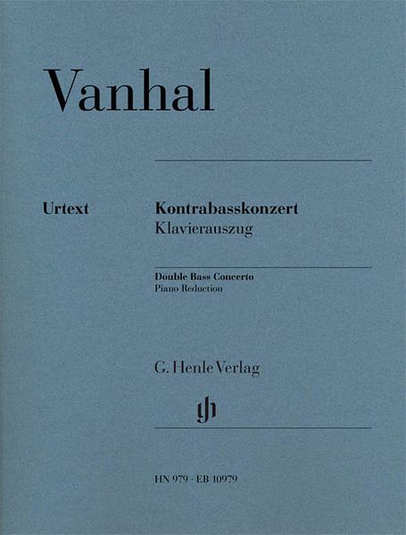 Kontrabasskonzert : Klavierauszug / edited by Tobias Glöckler.