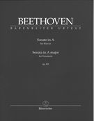 Sonate In A, Op. 101 : Für Klavier / edited by Jonathan Del Mar.