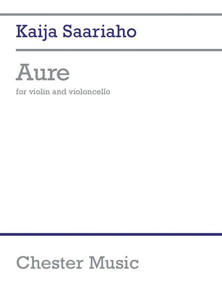 Aure : For Violin and Violoncello (2011/2015).
