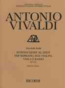 Ascende Laeta : Introduzione Al Dixit Per Soprano, Due Violini, Viola E Basso RV 635. Ed. Talbot.