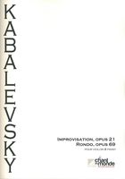 Improvisation, Op. 21/1; Rondo, Op. 69 : Pour Violon Et Piano.