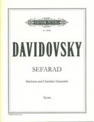 Sefarad : For Baritone and Chamber Ensemble (2004).