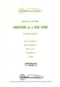 Variations On A Folk Theme (1965) : For Brass Quintet.