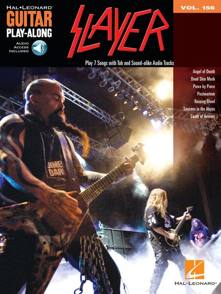 Slayer : Play 7 Songs With Tab and Sound-Alike CD Tracks.