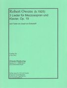 3 Lieder : Für Mezzosopran und Klavier.