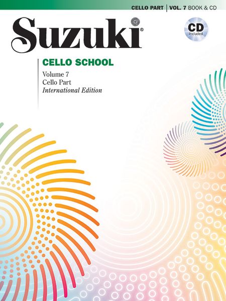 Suzuki Cello School, Vol. 7 - Cello Part & CD (Revised).