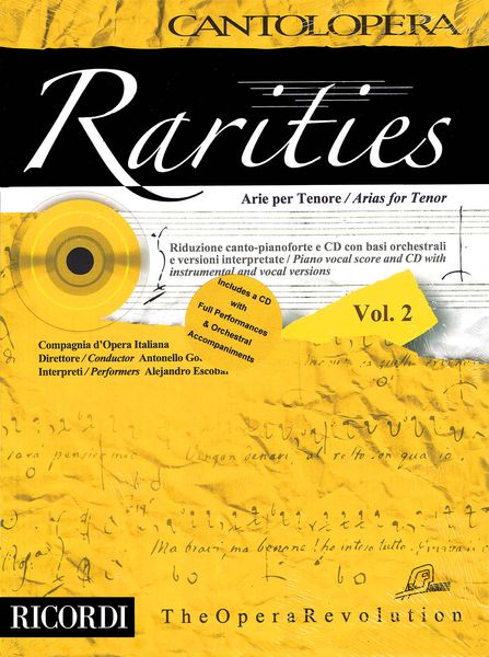 Rarities : Arias For Tenor, Vol. 2.