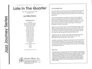 Late In The Quarter : For Jazz Ensemble.