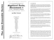 Nightowl Suite, Movement 1 (11 P.M - Searching For Birdland) : For Jazz Ensemble.