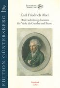 Drei Ledenburg-Sonaten : Für Viola Da Gamba und Basso / Ed. Thomas Fritzsch & Günter von Zadow.