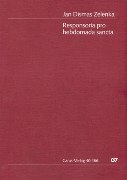 Responsorien Für Die Karwoche, Zwv 55 (1723) : For Solo Voices SATB and Continuo.