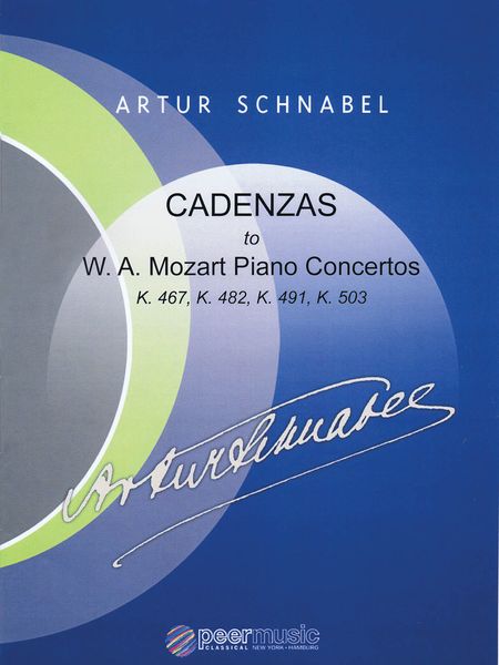 Cadenzas To W. A. Mozart's Piano Concertos, K. 467, K. 482, K. 491, K. 503.