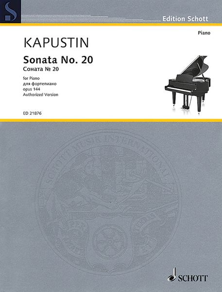 Sonata No. 20, Op. 144 : For Piano - Authorized Version.