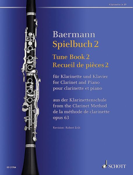 Spielbuch 2 = Tune Book 2 : For Clarinet and Piano / edited by Robert Erdt.