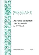 Two Canzonas : For TRTTB Viols / edited by Patrice Connelly.