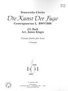 Kunst der Fuge - Contrapunctus 1, Bwv1080 : For Trumpet Quartet / arr. by James Klages.