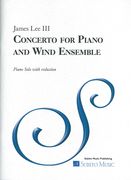 Concerto : For Piano and Wind Ensemble - Piano Solo With reduction.