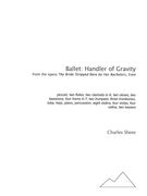 Ballet : Handler of Gravity - From The Opera The Bride Stripped Bare by Her Bachelors, Even (1972).
