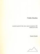 Fiddle Studies Woodwind Quartet For Flute, Oboe, Clarinet (In A Or B Flat) and Soprano Saxophone.