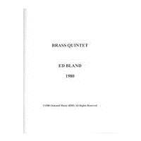 Brass Quintet (1980).