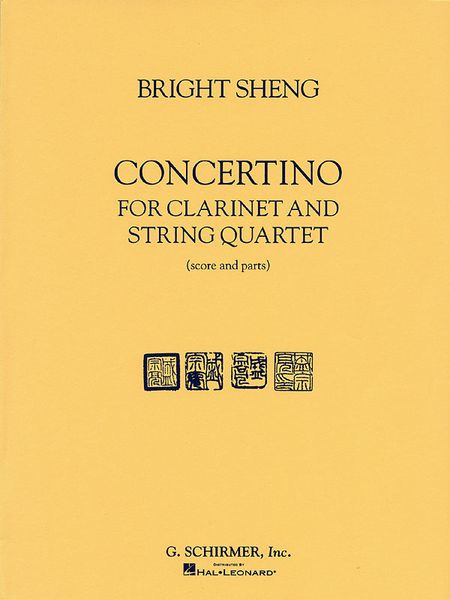 Concertino : For Clarinet and String Quartet (1994).