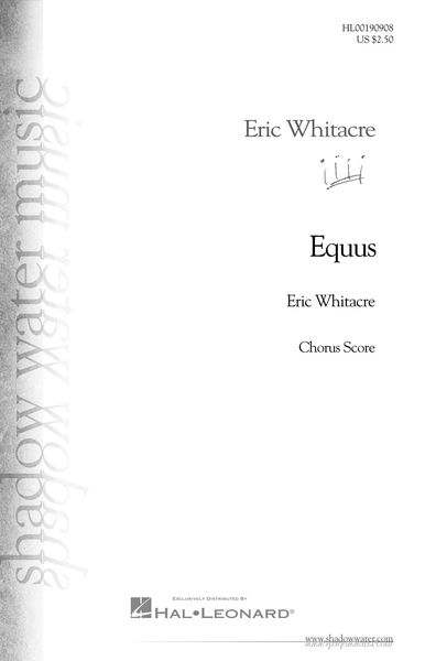 Equus : For SATB Chorus and Orchestra (2011/2014) - Piano reduction.