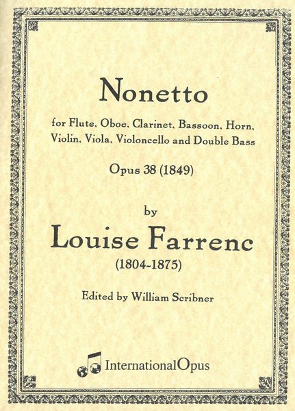 Nonetto, Op. 38 : For Flute, Oboe, Clarinet, Bassoon, Horn, Violin, Viola, Violoncello & D.B.
